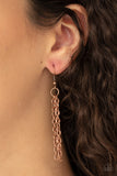 Paparazzi "Unlock My Heart" Copper Necklace & Earring Set Paparazzi Jewelry