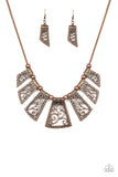 Paparazzi "Vintage Vineyard" Copper Vine Like Plate Necklace & Earring Set Paparazzi Jewelry