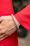 Paparazzi "Stageworthy Sparkle" White Bracelet Paparazzi Jewelry
