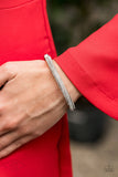 Paparazzi "Stageworthy Sparkle" White Bracelet Paparazzi Jewelry