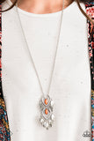 Paparazzi "Summer Solstice" FASHION FIX Orange Necklace & Earring Set Paparazzi Jewelry
