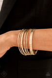 Paparazzi "Full Circle" FASHION FIX Gold Bracelet Paparazzi Jewelry