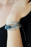 Paparazzi "Prismatically Dramatic" Blue Bracelet Paparazzi Jewelry