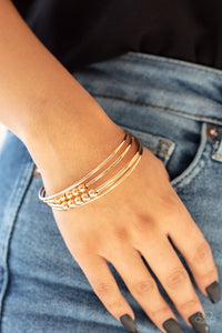 Paparazzi "Stack Challenge" Gold Bracelet Paparazzi Jewelry