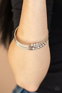 Paparazzi "Stack Challenge" Silver Bracelet Paparazzi Jewelry