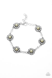 Paparazzi "Garden Flower Grandeur" Yellow Bracelet Paparazzi Jewelry