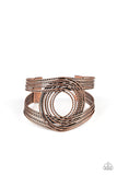 Paparazzi "Rustic Coils" Copper Bracelet Paparazzi Jewelry