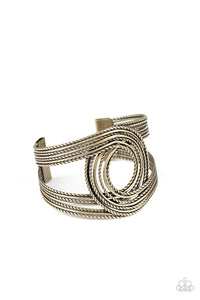 Paparazzi "Rustic Coils" Brass Bracelet Paparazzi Jewelry