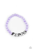 Paparazzi "Heart Melting Glow" Purple Bracelet Paparazzi Jewelry