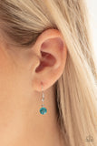 Paparazzi VINTAGE VAULT "Unlocked" Blue Necklace & Earring Set Paparazzi Jewelry