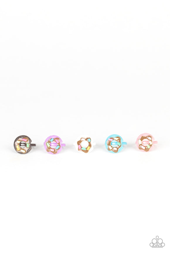 Girl's Starlet Shimmer 5 for $5 Donut 217XX Rings Paparazzi Jewelry