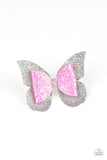 Paparazzi "Butterfly Bouquet" Silver Hair Clip Paparazzi Jewelry