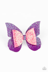 Paparazzi "Butterfly Bouquet" Purple Hair Clip Paparazzi Jewelry