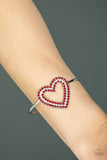 Paparazzi "Heart Opener" Red Bracelet Paparazzi Jewelry