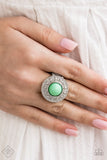 Paparazzi "Treasure Chest Shimmer" FASHION FIX Green Ring Paparazzi Jewelry
