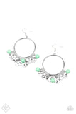 Paparazzi "Chroma Chimes" FASHION FIX  Green Earrings Paparazzi Jewelry