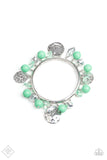 Paparazzi "Charming Treasure" FASHION FIX Green Bracelet Paparazzi Jewelry