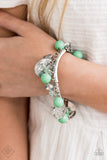 Paparazzi "Charming Treasure" FASHION FIX Green Bracelet Paparazzi Jewelry