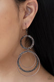 Paparazzi "Eclipsed Edge" Copper Earrings Paparazzi Jewelry