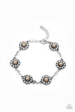 Paparazzi "Garden Flower Grandeur" Brown Bracelet Paparazzi Jewelry