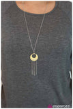 Paparazzi "Hanging On Every Word - Yellow" necklace Paparazzi Jewelry