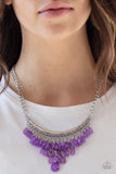 Paparazzi "Rio Rainfall" Purple Necklace & Earring Set Paparazzi Jewelry