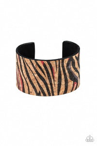 Paparazzi "Zebra Zone" Red Bracelet Paparazzi Jewelry