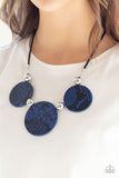 Paparazzi "Viper Pit" Blue Necklace & Earring Set Paparazzi Jewelry