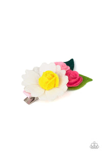 Paparazzi "Flower Patch Posh" Multi 040XX Hair Clip Paparazzi Jewelry