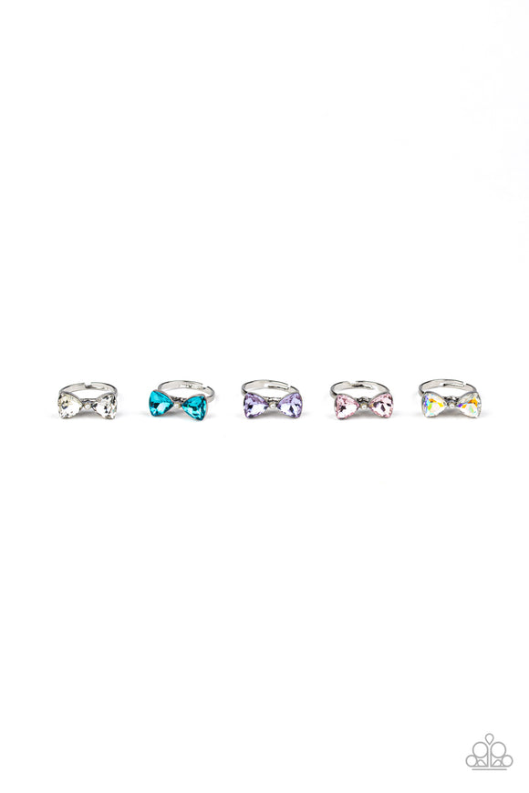 Girl's Starlet Shimmer 213XX Multi Bow Set of 5 Rings Paparazzi Jewelry