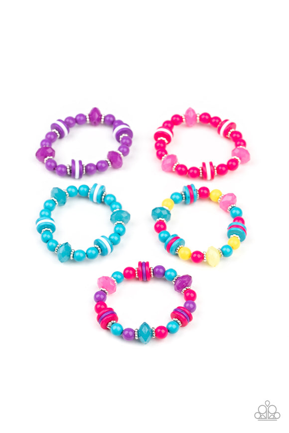 Girl's Starlet Shimmer 194XX Multi Set of 5 Bracelets Paparazzi Jewelry