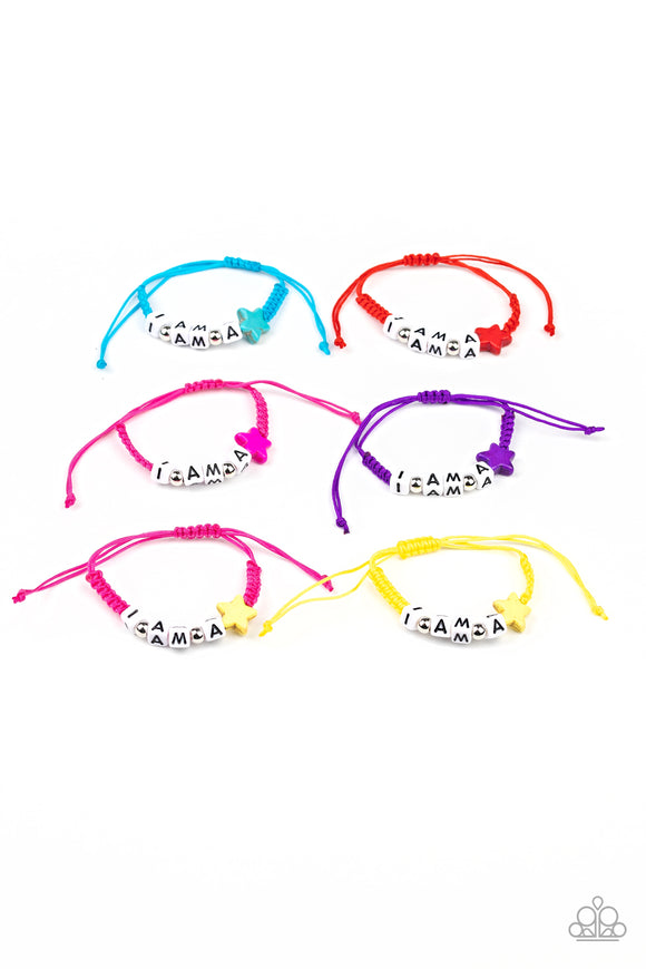 Girl's Starlet Shimmer 203XX Multi I AM A STAR  10 for 10 Bracelets Paparazzi Jewelry