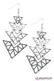 Paparazzi "Straight To The Point - Silver" earring Paparazzi Jewelry