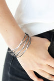 Paparazzi "Down to the Wire" Black Bracelet Paparazzi Jewelry