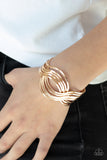 Paparazzi VINTAGE VAULT "Curvaceous Curves" Gold Bracelet Paparazzi Jewelry