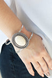 Paparazzi "Desert Aura" White Bracelet Paparazzi Jewelry