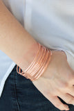 Paparazzi "Haute Wired" Copper Bracelet Paparazzi Jewelry