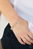 Paparazzi "Braided Twilight" Gold Bracelet Paparazzi Jewelry