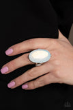 Paparazzi "Opal Opulence" White Ring Paparazzi Jewelry