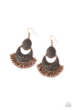 Paparazzi "Western Trails" Copper Earrings Paparazzi Jewelry