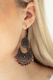 Paparazzi "Western Trails" Copper Earrings Paparazzi Jewelry