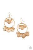 Paparazzi "All-CHIME High" Gold Earrings Paparazzi Jewelry