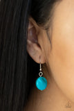 Paparazzi "SHELL Your Soul" Blue Lanyard Necklace & Earring Set Paparazzi Jewelry