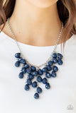 Paparazzi "Serenely Scattered" Blue Necklace & Earring Set Paparazzi Jewelry