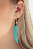 Paparazzi "Tusk Tundra" Blue Necklace & Earring Set Paparazzi Jewelry