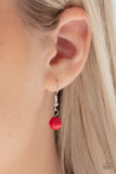 Paparazzi "Solar Energy" Red Necklace & Earring Set Paparazzi Jewelry