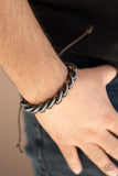 Paparazzi "Grease Monkey" Brown Mens Urban Bracelet Unisex Paparazzi Jewelry