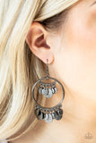 Paparazzi "All-CHIME High" Black Earrings Paparazzi Jewelry