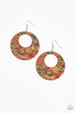 Paparazzi "Put A Cork In It" HOT SELLOUT Red Earrings Paparazzi Jewelry