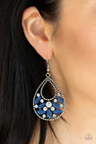 Paparazzi "Dewy Dazzle" Blue Earrings Paparazzi Jewelry